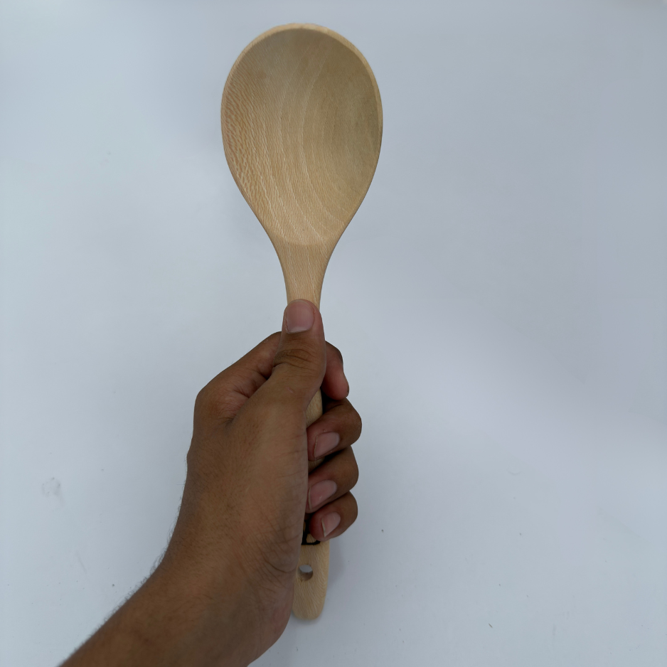 Wooden Cooking Utensil Set – 4-Piece kitchen Utensils for Nonstick Pans & Nonstick Cookware – Durable Eco-Friendly Cooking Spoons & Spatulas for Cooking, Mixing & Serving - Image 4